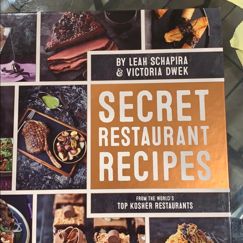 Kosher Secret Restaurant Recipes Cookbook